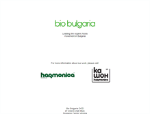 Tablet Screenshot of bio-bulgaria.com